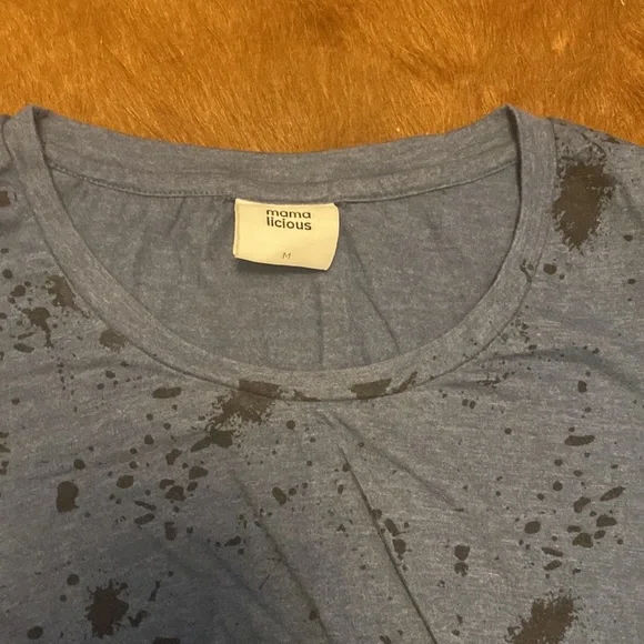 Mama licious short sleeve maternity top - Picture 2 of 3